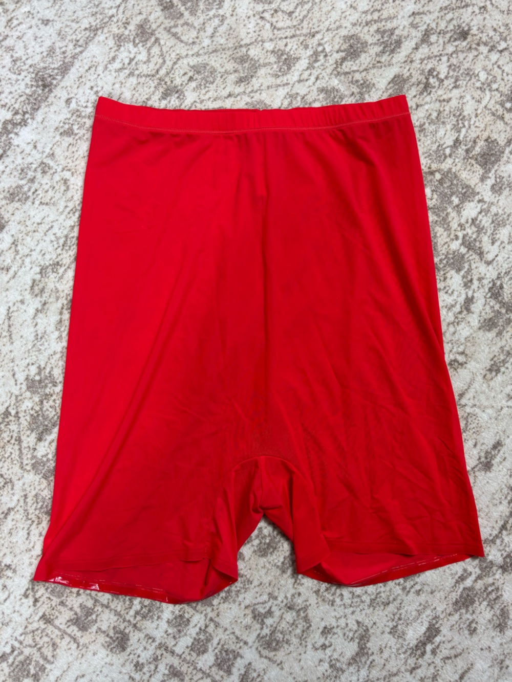 Skims Jelly Sheer Shorts in Poppy Size M
